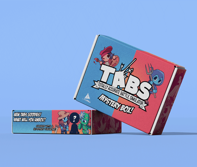 2 packaging boxes for video game mystery box