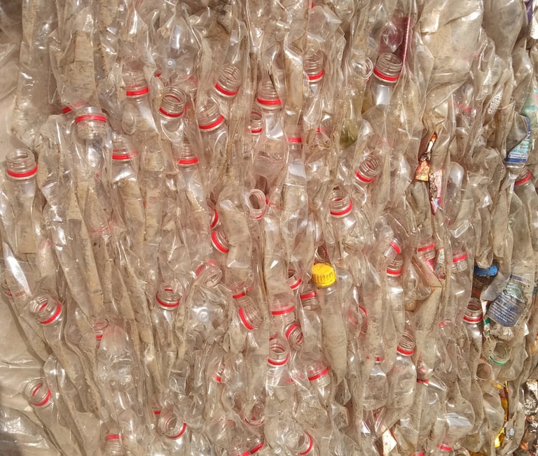PET BOTTLES SCRAP BALES