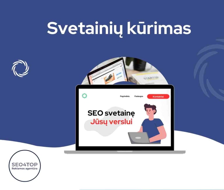 Svetainių kūrimas