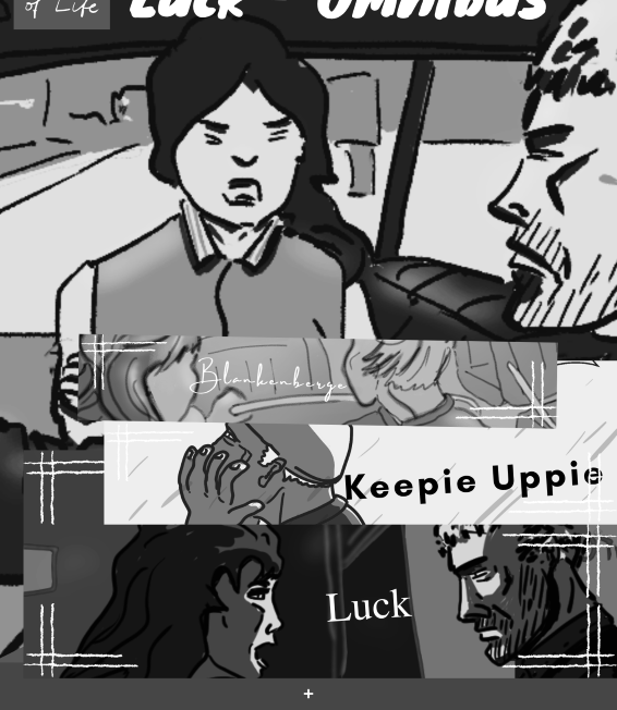 "Luck - Omnibus", a book containing multiple graphic novels like "Luck", "Keepie Uppie" and more