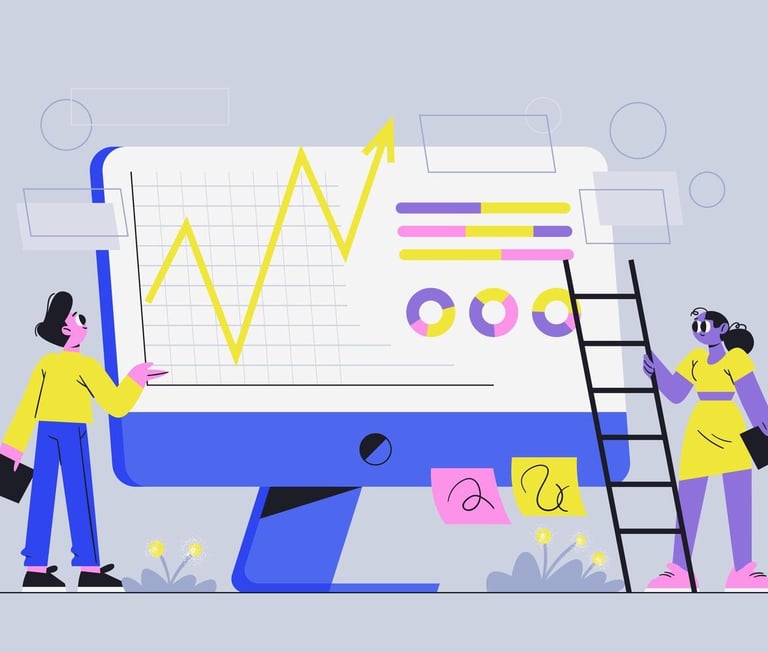 website builder interface showing drag and drop design