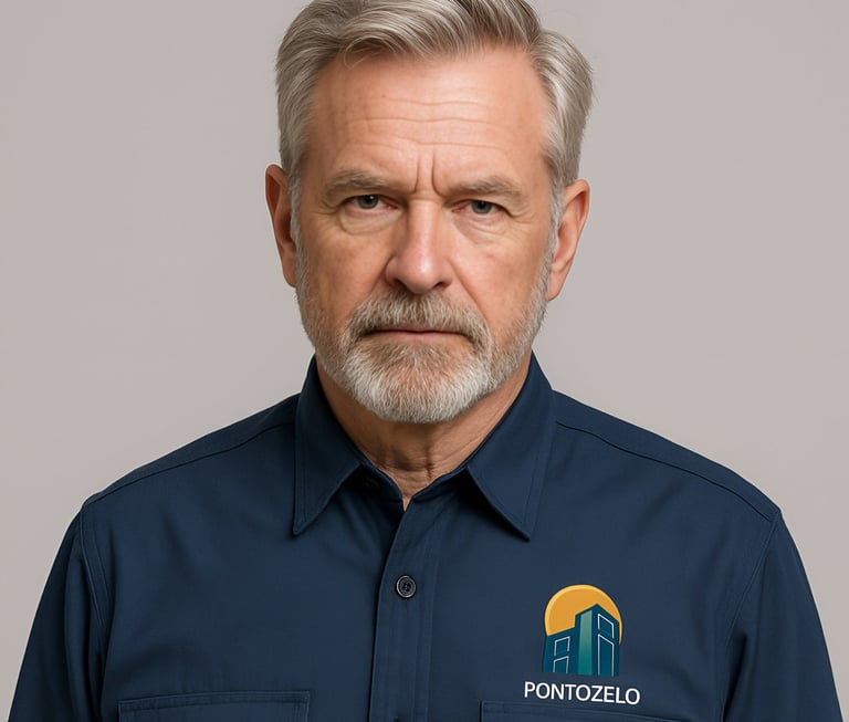 Homem sério e confiante