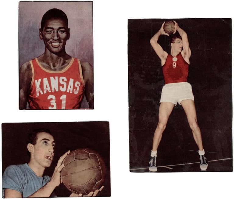 1960 Rare Bob Boozer Rookie Card Intrepido Microstoria Delle Olimpiadi Italian Basketball