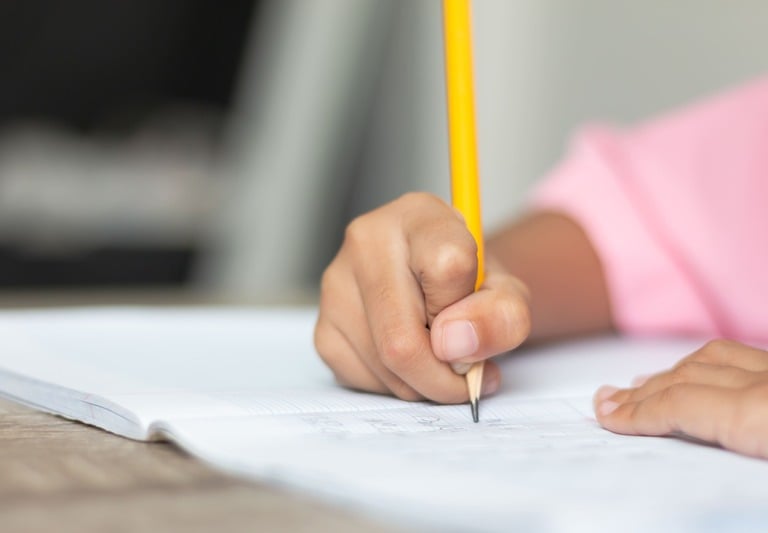 mauvaise préhension du stylo