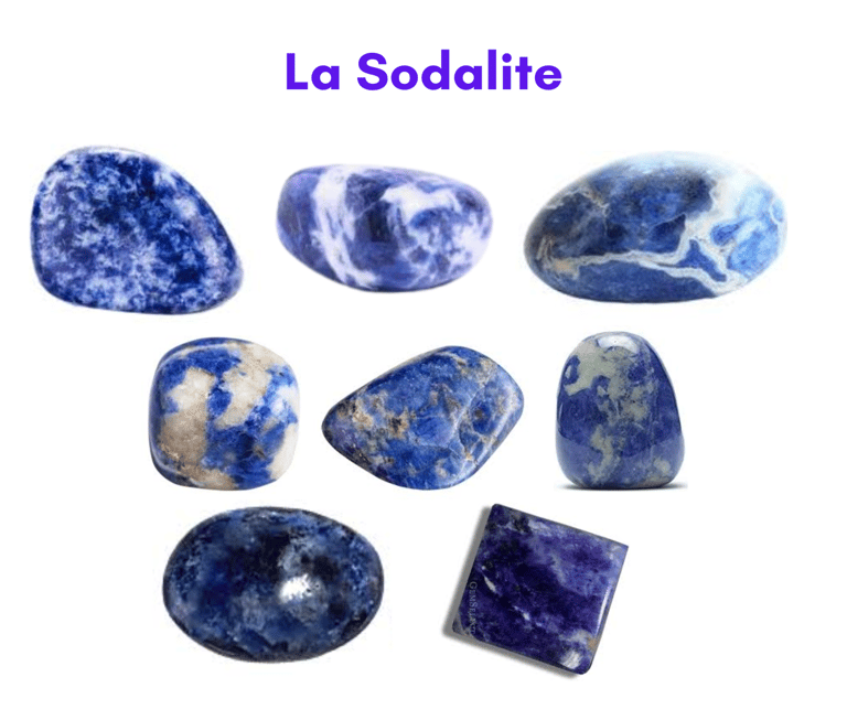 Les pierres naturelles Sodalite Les Couleurs de Lo