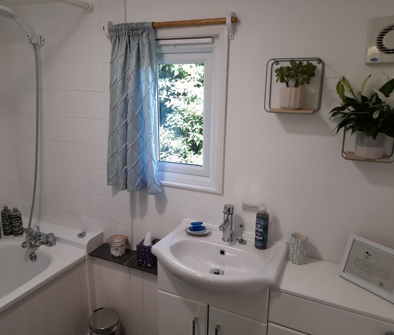 Bathroom at The Chalet in Croyde