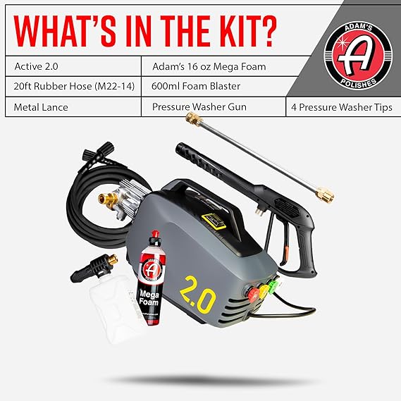 Adams pressure washer gun systems - Rosie Dazzlers Mobile Auto Detailing