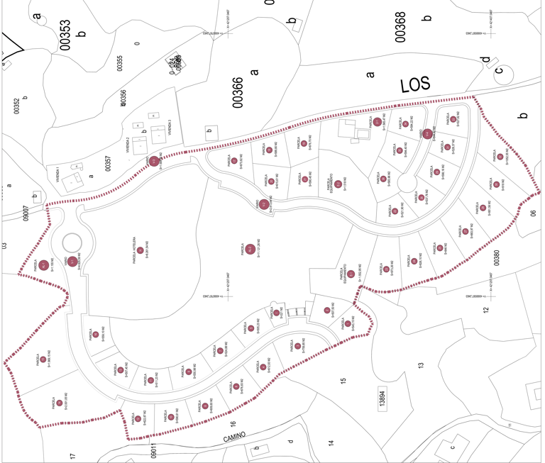 Reparcelación urbanización La Exótica