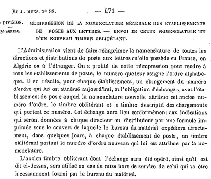 Bulletin mensuel ° 88 de décembre 1862