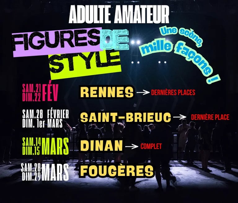 Stage Théâtre adulte Figures de Style