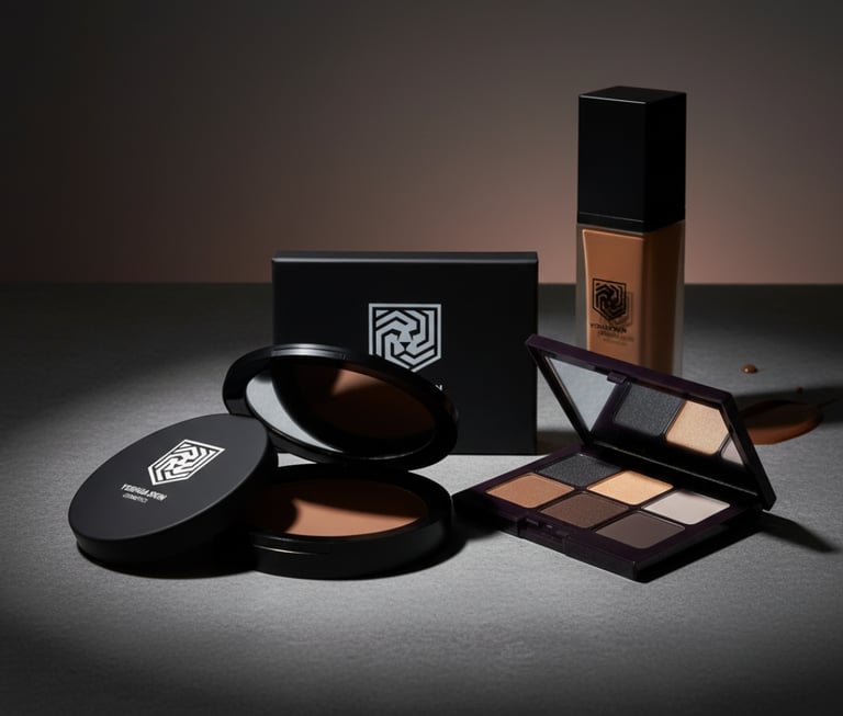 Collection of color cosmetics by YESHUA Skin Cosmetics