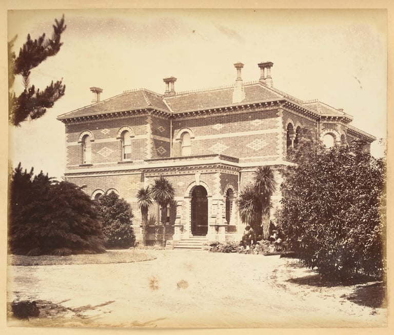 Rippon Lea Estate in 1880 (State Library Victoria)