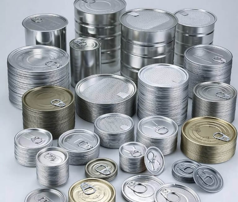 All types of easy open ends