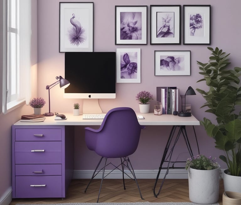 Espace de travail moderne illustrant un environnement professionnel et organisé.