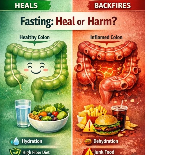⚕️🧠 Diverticulosis & Fasting 2026 What Helps vs What Harms (Backfires) (4)