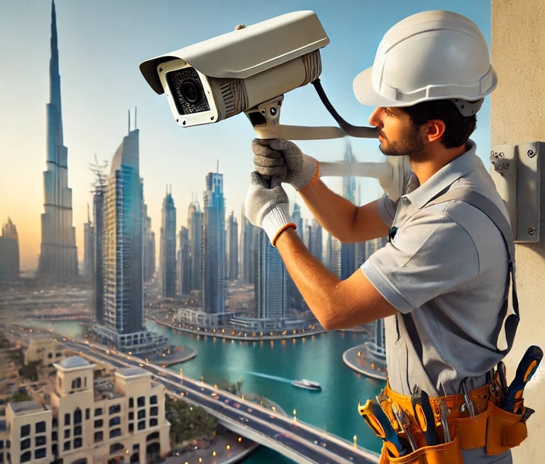 تركيب وصيانة كاميرات المراقبة في الإمارات – أفضل حلول الأمن والمراقبة مع "تيجورى كام"