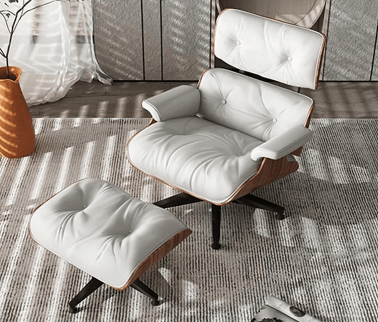 25Home Mid Century Lounge Chair & Ottoman