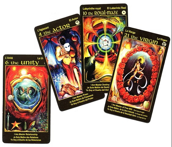 Major Arcane Tarot Cards I Am One Tarot Deck