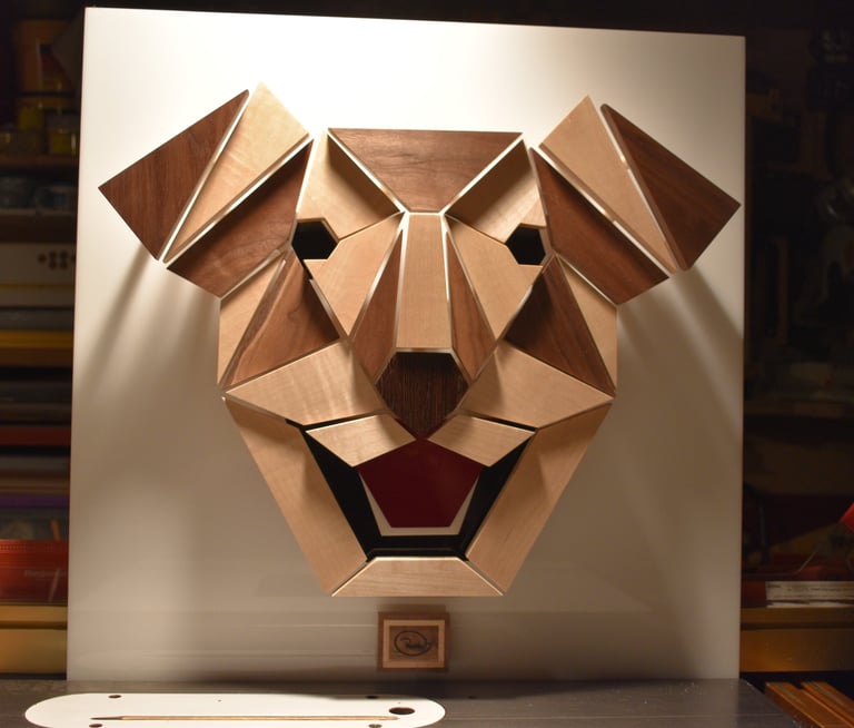 WOODY shop pic-richWOODart.com-24"x24-18 lbs.