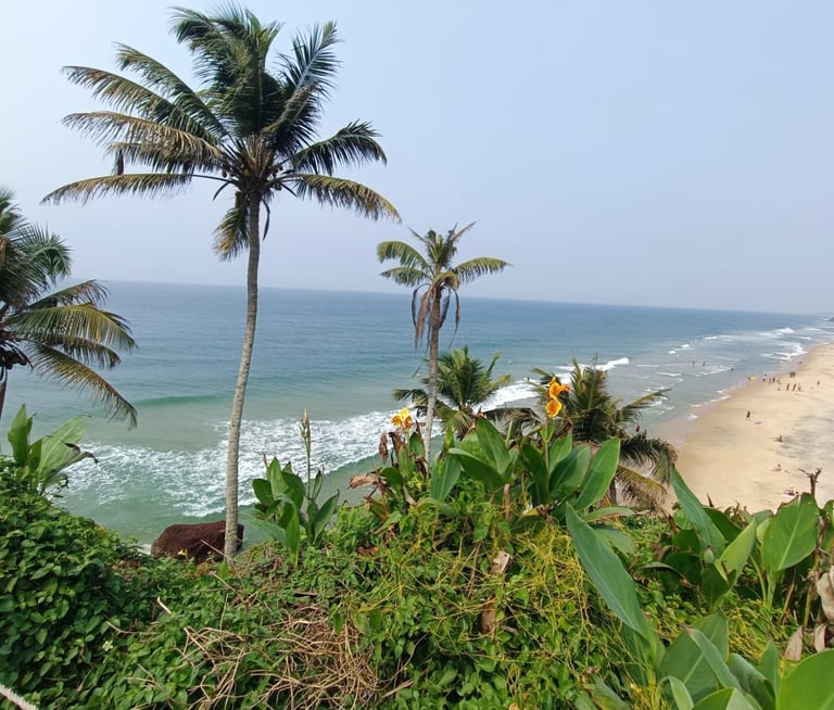 yogalehrerausbildung auf deutsch varkala cliff 
