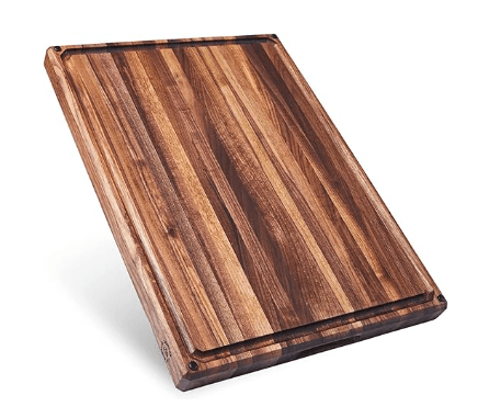Sonder LA Franklin walnut edge-grain cutting board, USA-made, formaldehyde-free, non-toxic