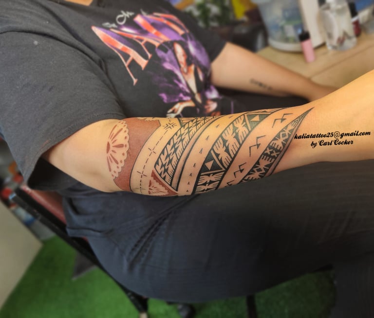 carl cocker polynesian tattoo artist brisbane sydney perth australia 