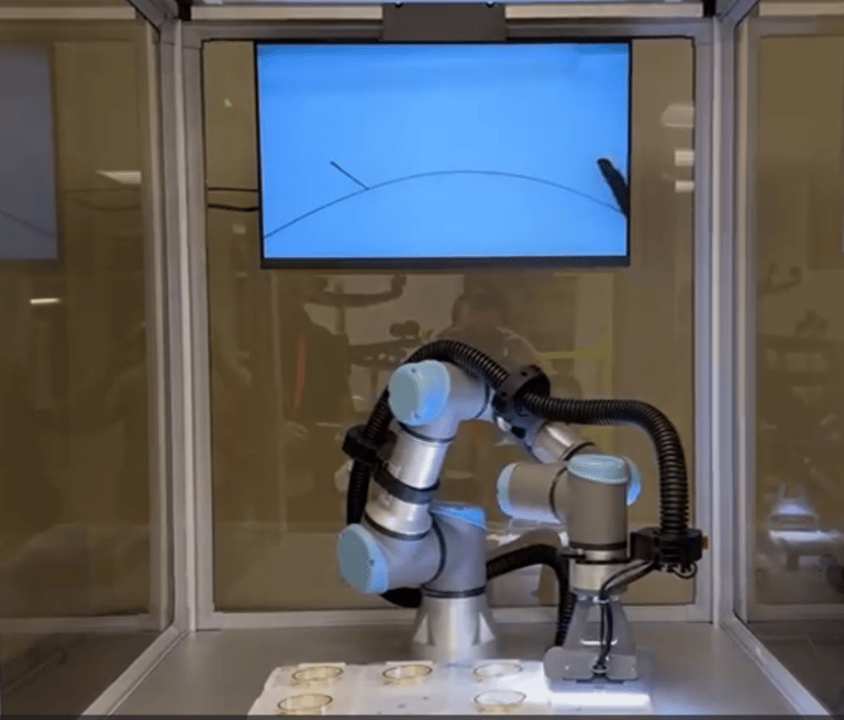 Cellule de contrôle qualité par vision OCR avec un robot collaboratif