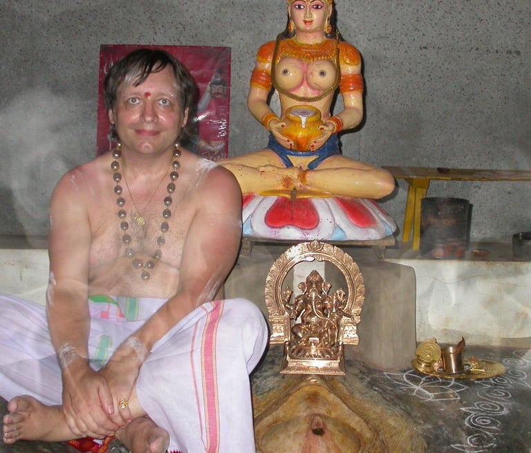 Vishudha Avatar Baba in the kamakhya temple devipuram India