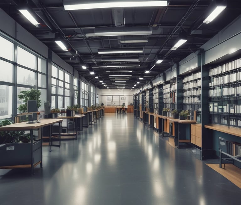 Close-up of colorful certified fabrics and yarns neatly arranged on a wooden table.