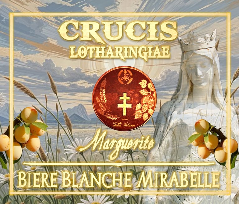 étiquette crucis marguerite