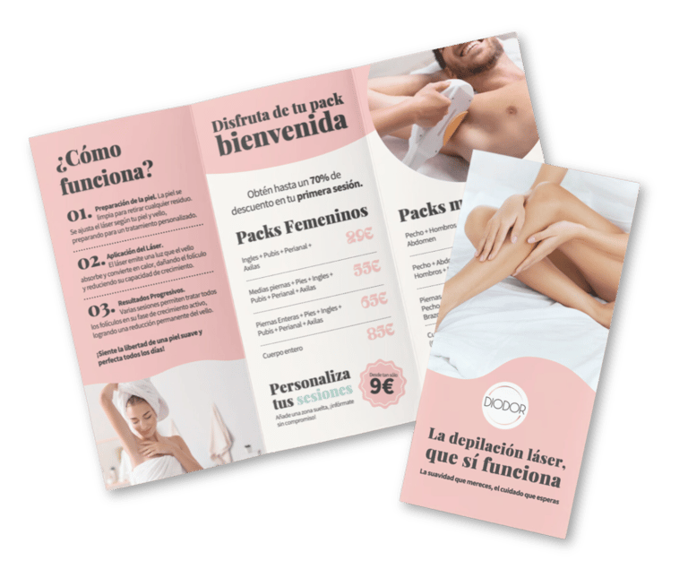 diseño de flyer Diodor Gandia, de pixelar