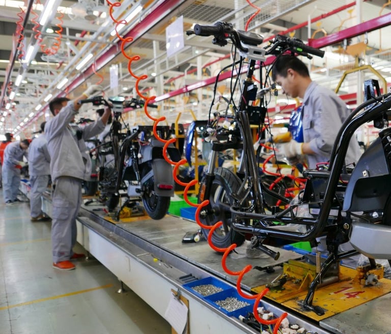 electric trike production line