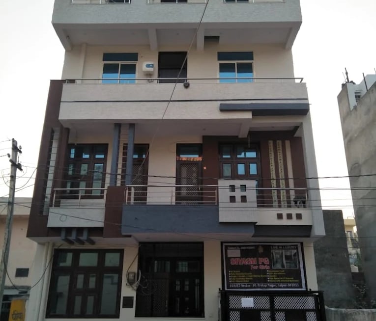 Siyash Luxury Girls PG Pratap Nagar Jaipur front view