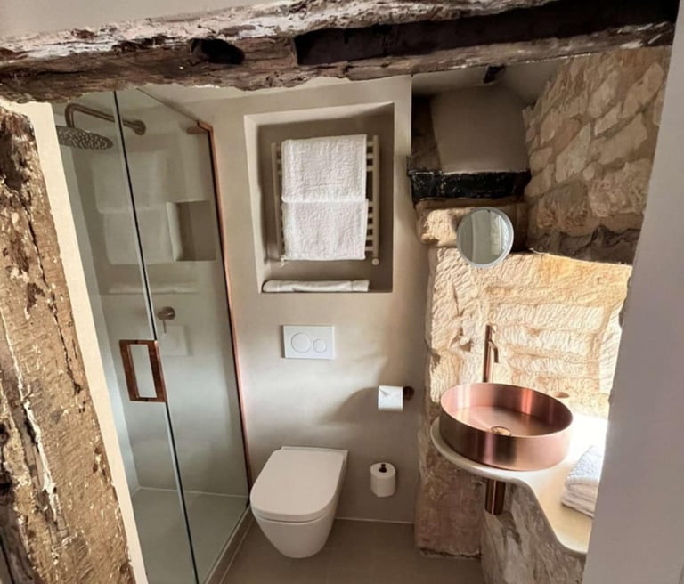 bathroom being renovated by pbp services in evesham