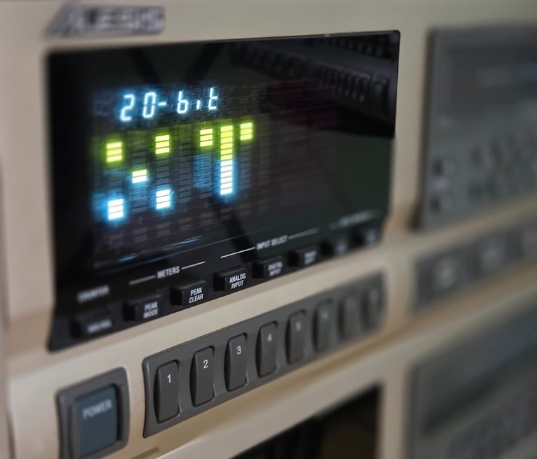 An Alesis ADAT transferring machine.
