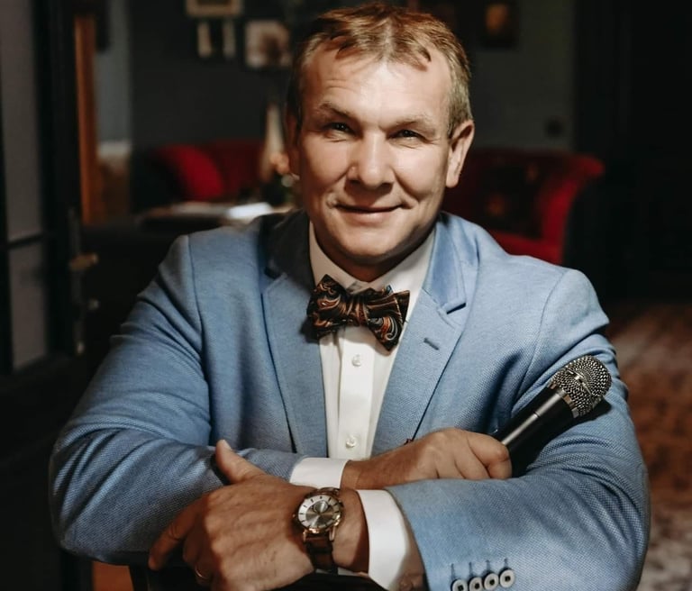 Renginiu vedejas Aleksandras Karpavicius