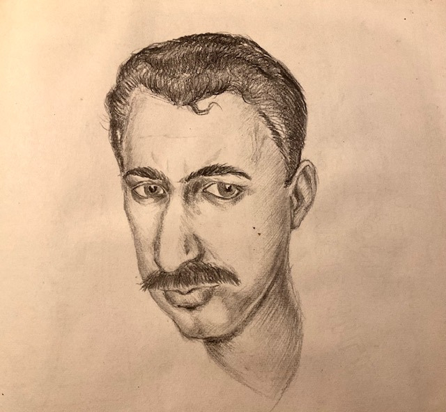 Alphonse Normandia self - portrait