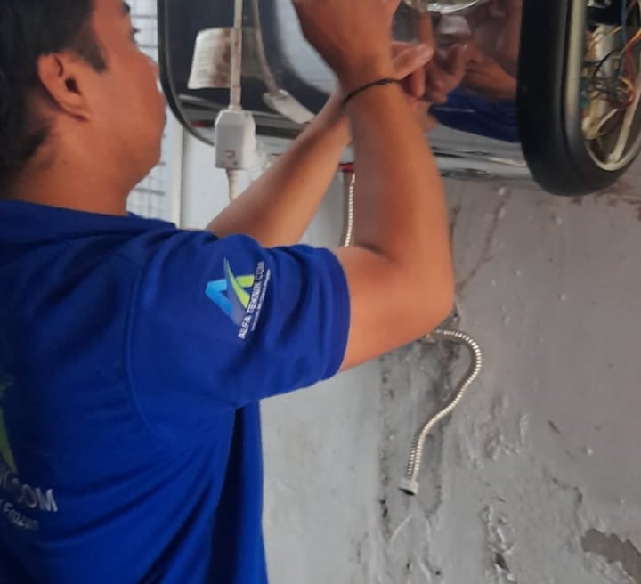 service water heater pemanas air di kota mataram - lombok