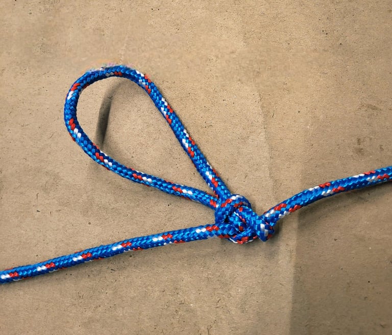 Span Loop knot used for heavy electrical rigging and wire pulling