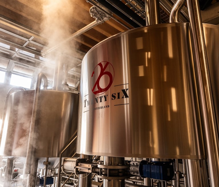 Visite de la brasserie twenty-six