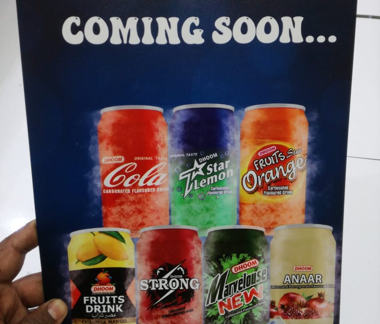 Sharp UV printing on promotional poster