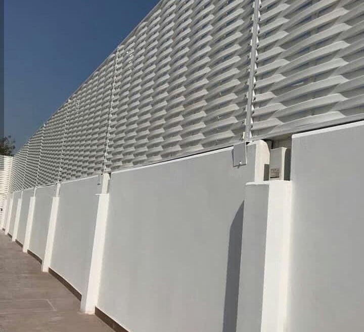 تركيب ساتر حوش كبير 