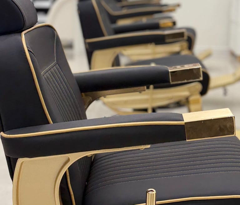 Interior view Unlimited Barbershop in Etobicoke.
