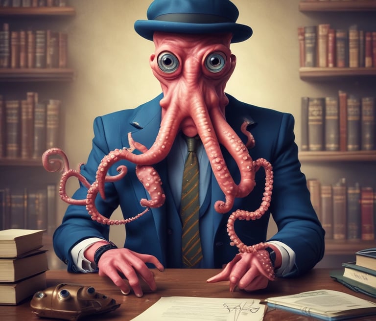 Dark-themed modern office setting with professionals collaborating on color palette designs.