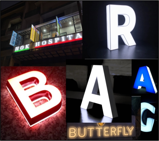 Led sign board, acp sign board, acrylic sign board