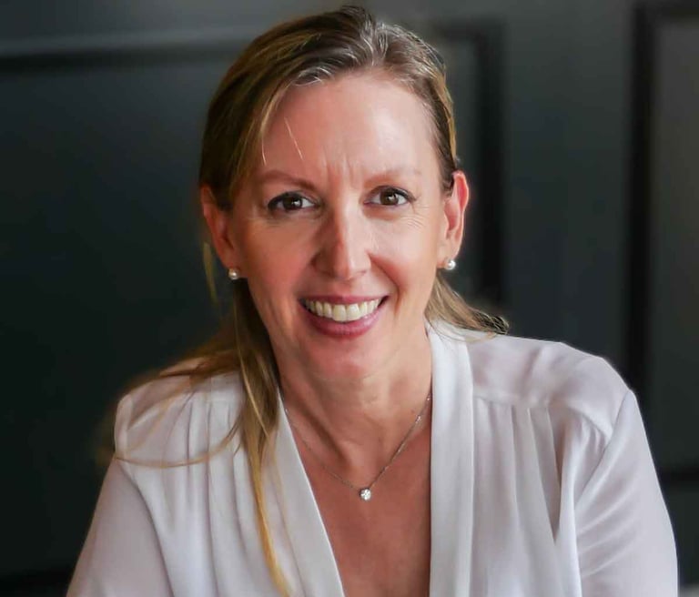 Joanna Truffaut, founder and managing partner of Bond Properties Global, luxury real estate advisor in Dubai and Abu Dhabi.