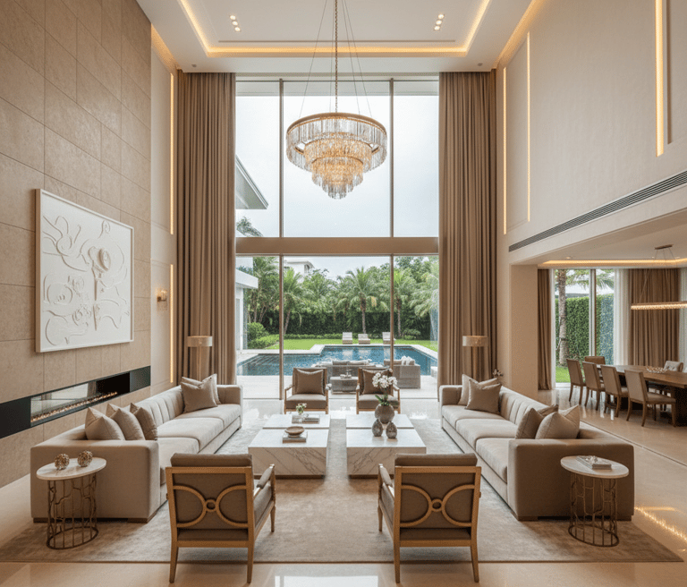 Nad el Sheba villa living room 