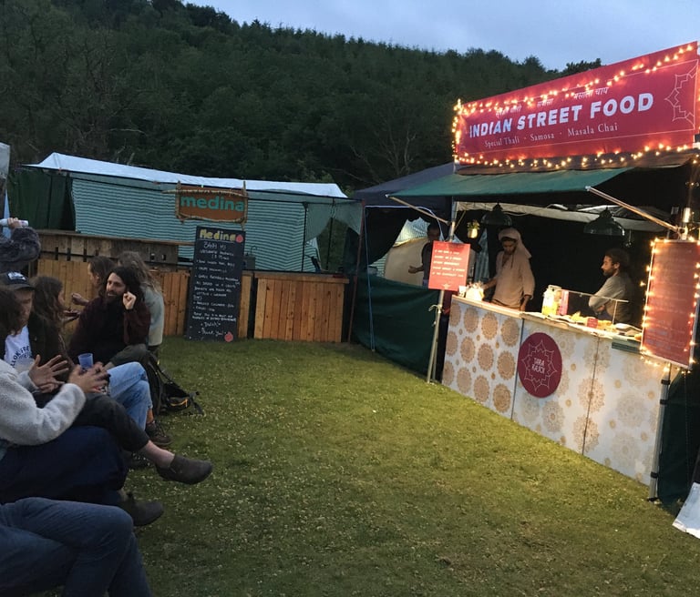 Tara Rasoi Indian Street Food stall at festival