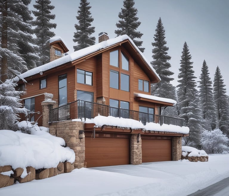 Multilevel vacation home in Colorado, temporarily vacant.