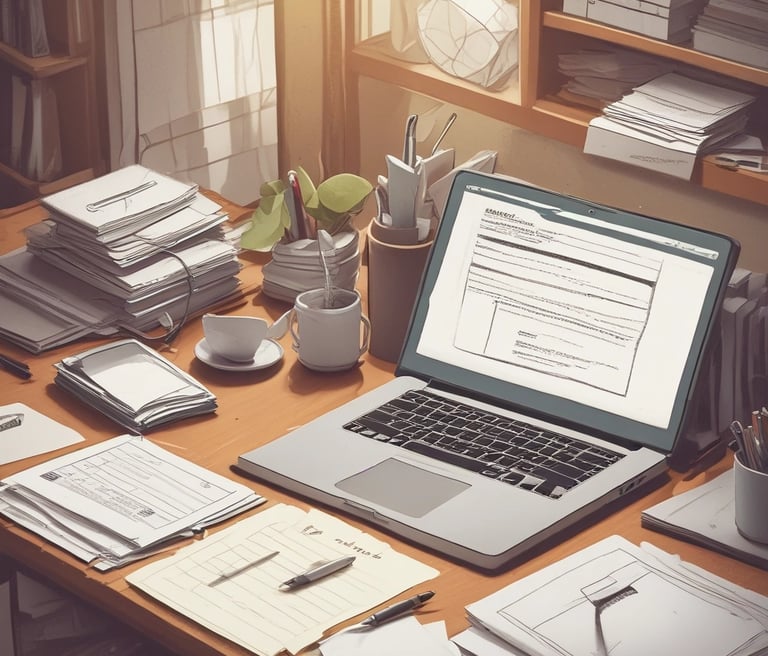 A diverse group of nonprofit leaders gathered around a table, reviewing documents and sharing ideas.